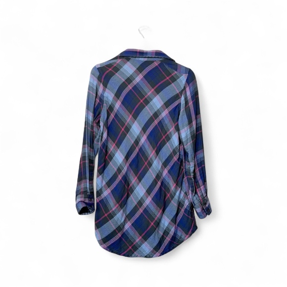 Mountain Khakis Plaid Shirt Navy & Pink Size S - Picture 2 of 11